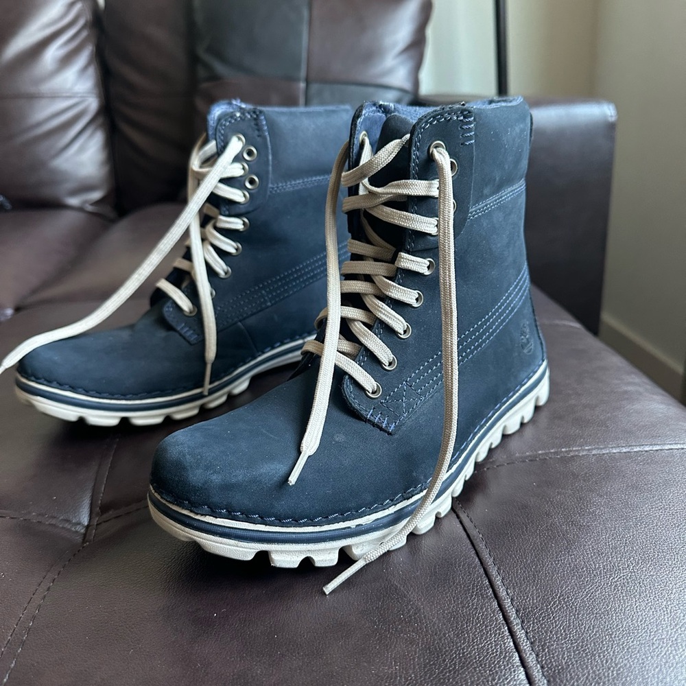 Timberland Navy Blue Boots